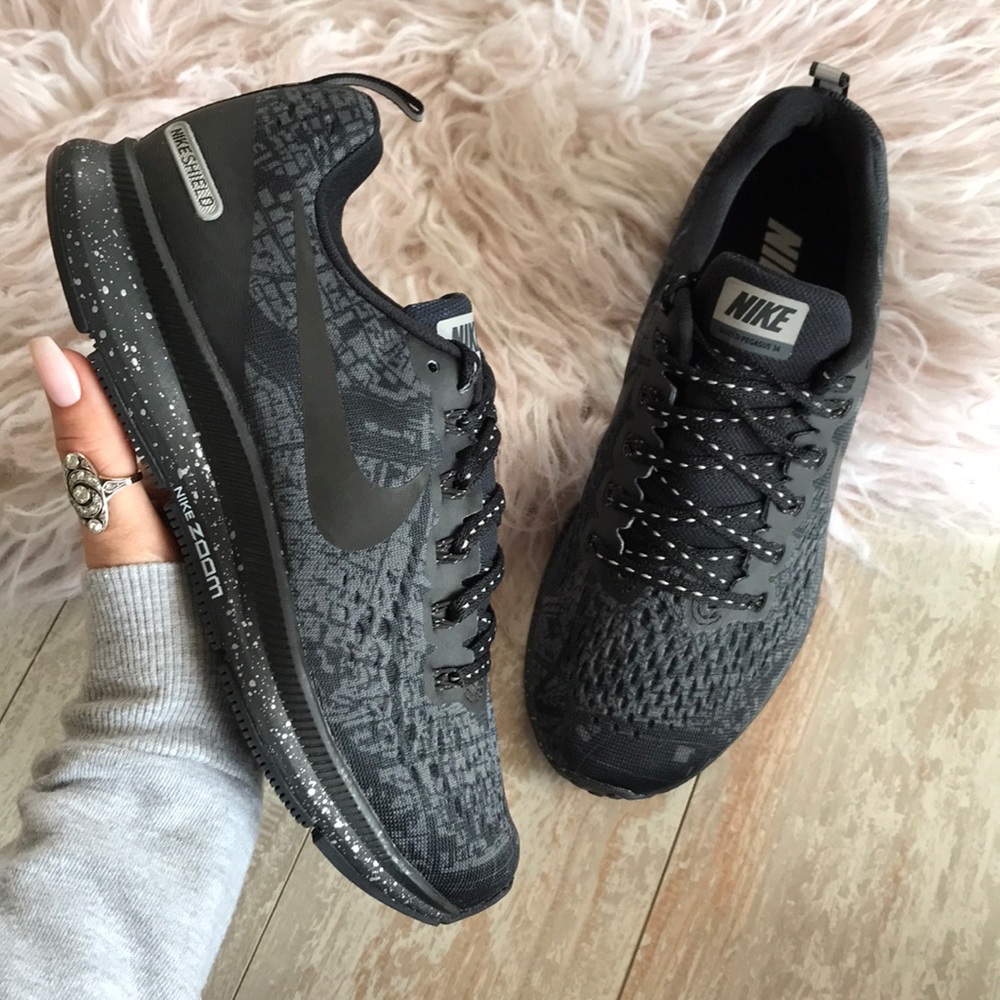 NWT🖤Nike shield Zoom Pegasus 34 - Picture 4 of 7